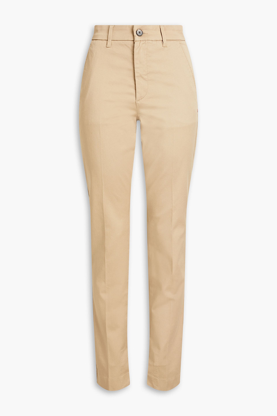 Tomorrow Denim Dylan Stretch-cotton Twill Slim-leg Pants In Army Green