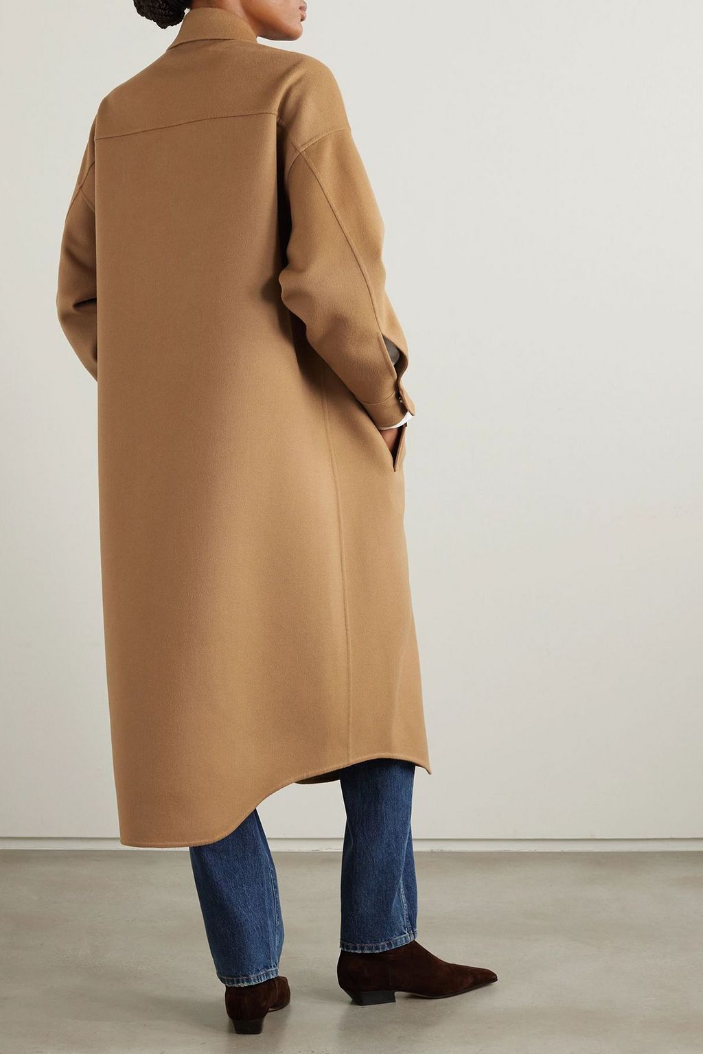 VALENTINO GARAVANI Embellished wool and cashmere-blend coat