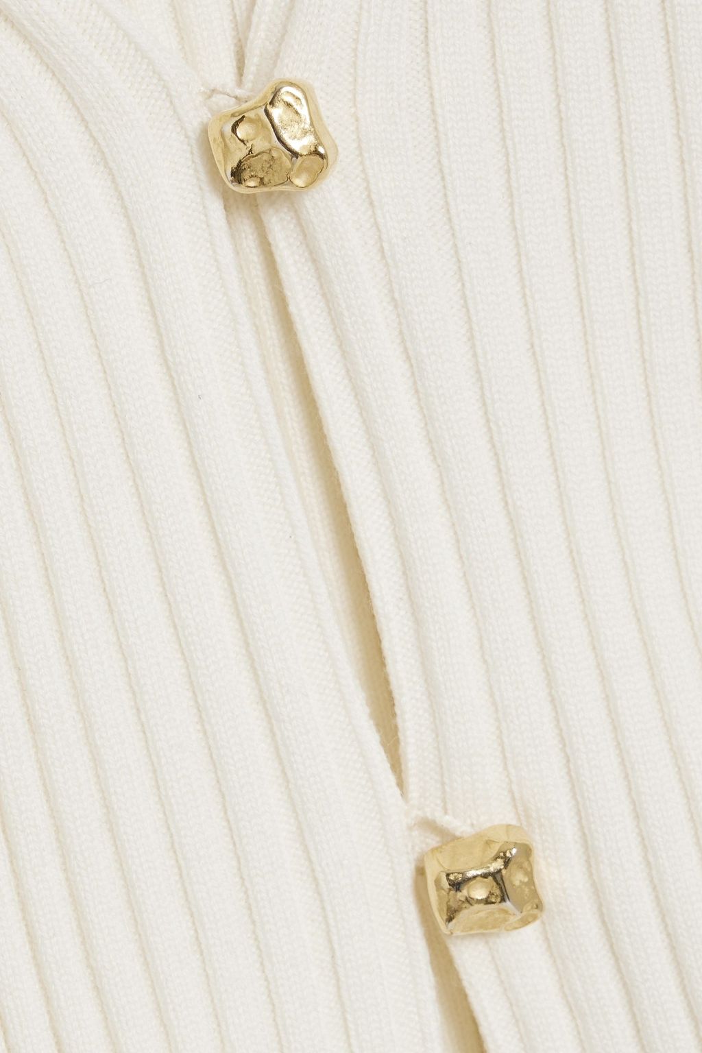 CHLOÉ Ribbed wool-blend cardigan
