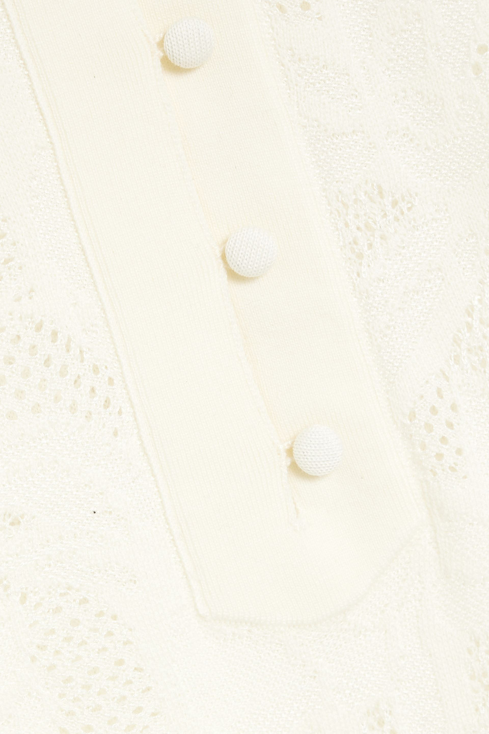 Chloé Wool And Silk-blend Midi Dress In Ivory