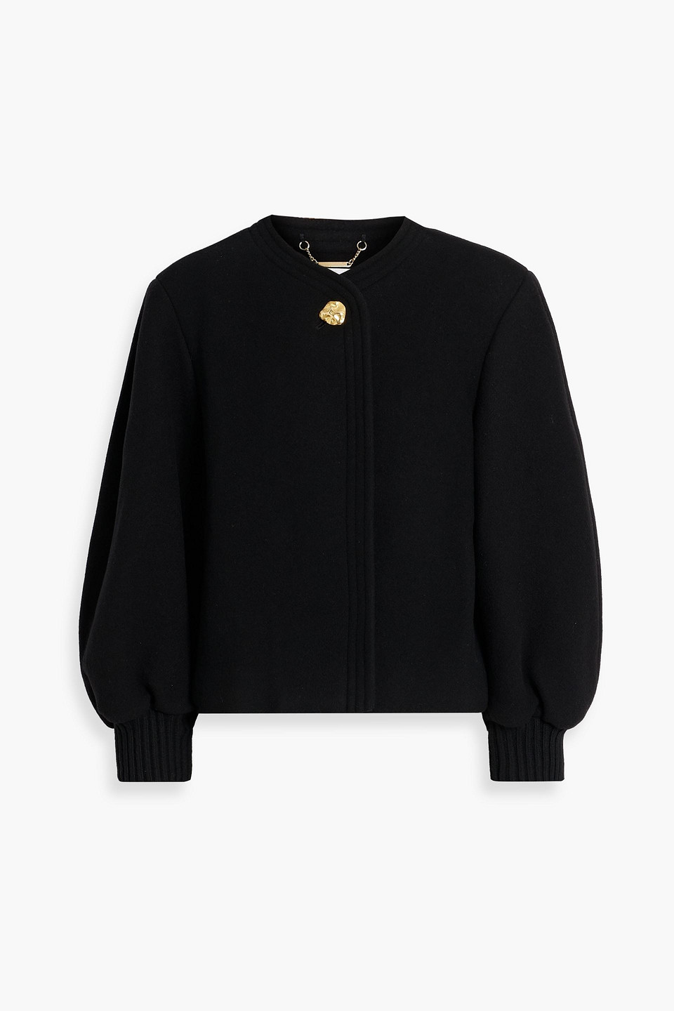 CHLOÉ EMBELLISHED WOOL-BLEND JACKET