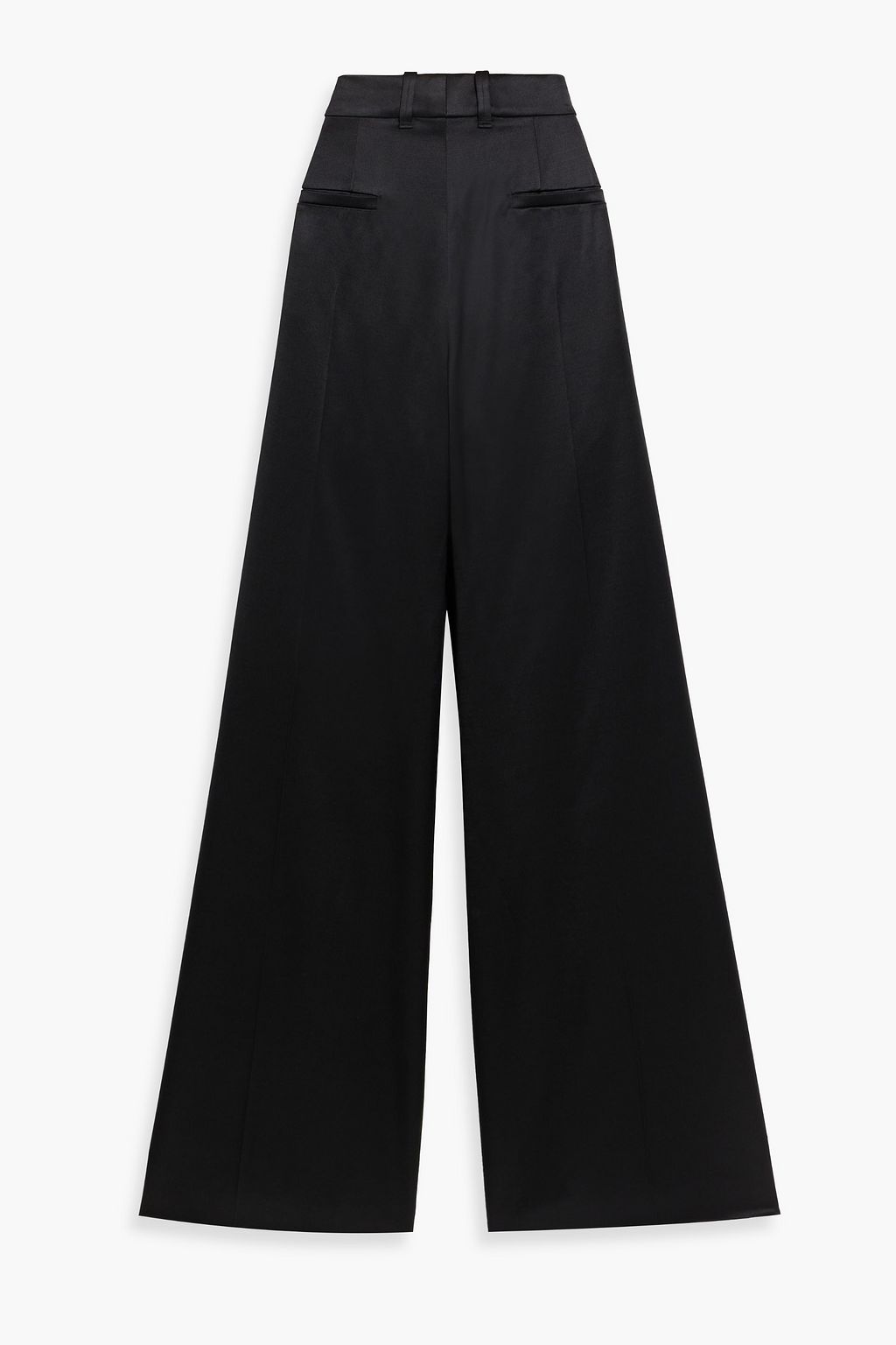 CHLOÉ Wool and silk-blend wide-leg pants