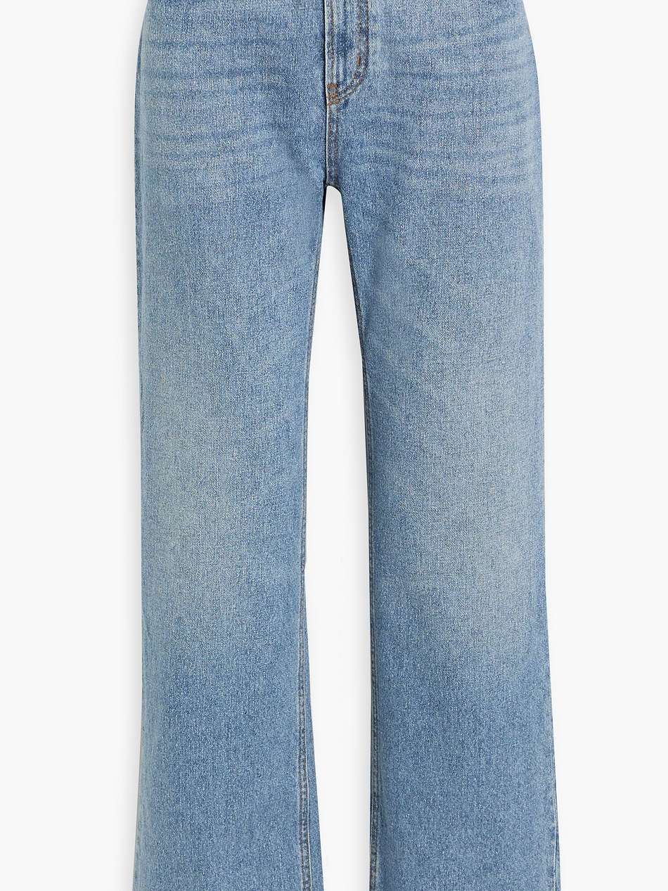 high-rise boyfriend jeans