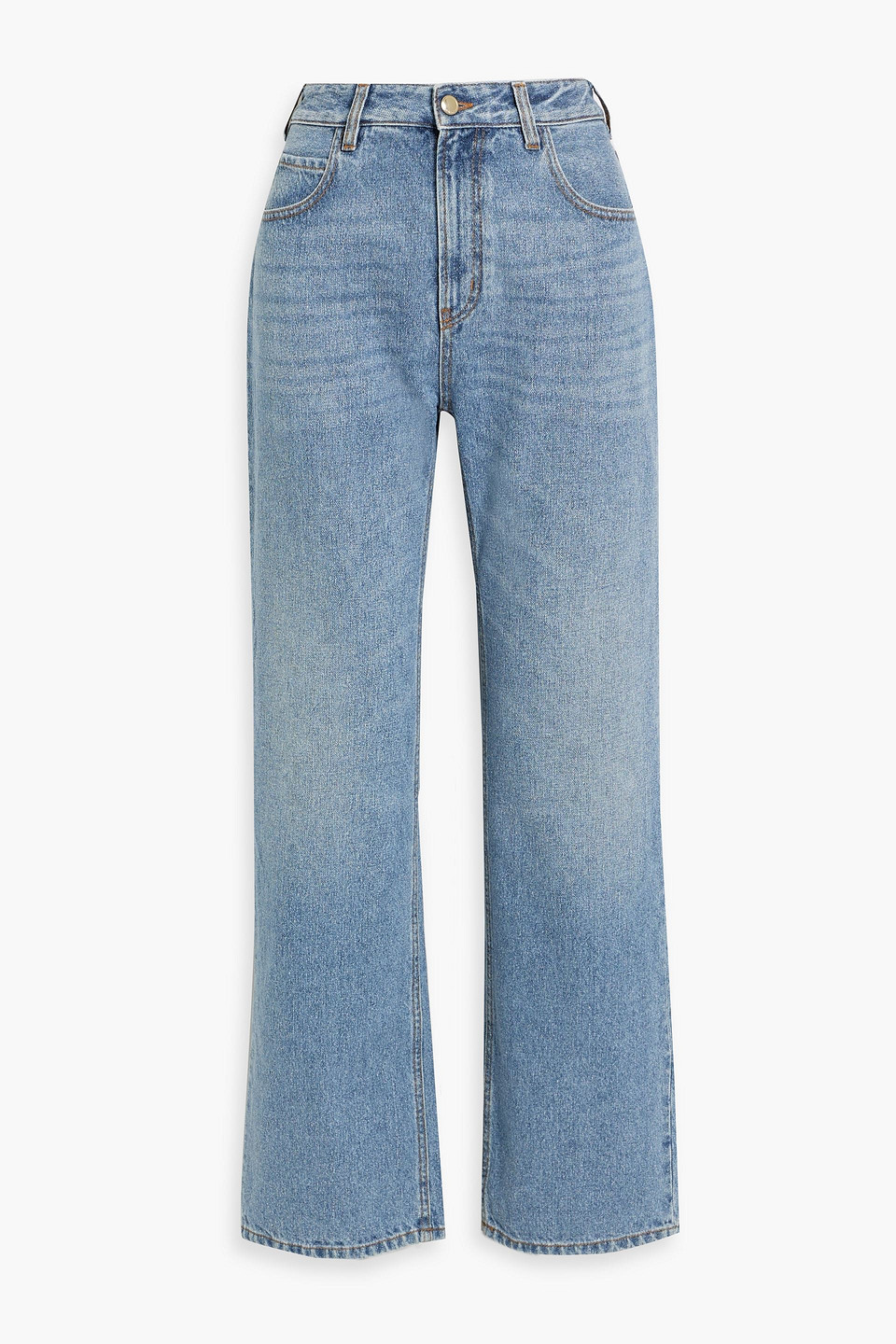 Chloé Blue Merapi Flare Jeans In Mid Denim