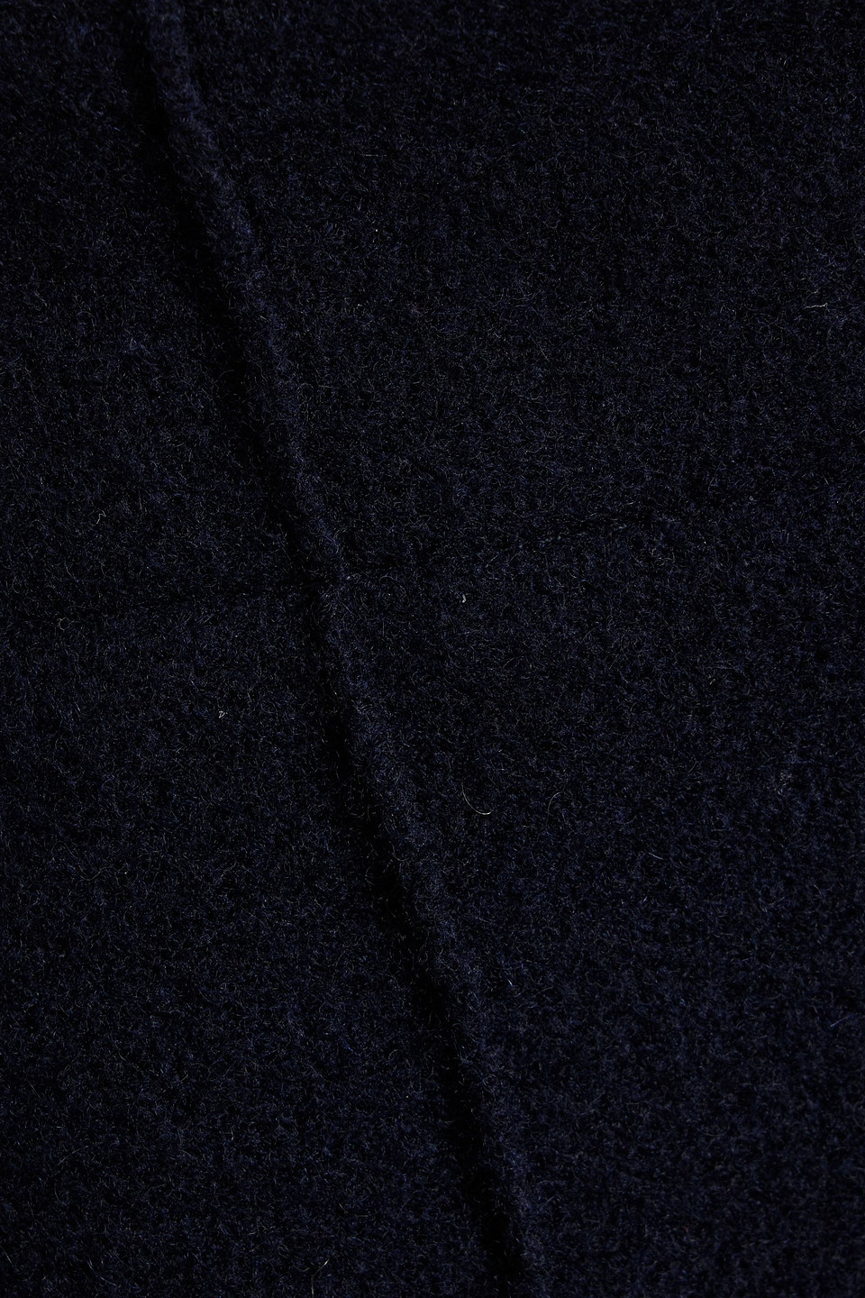 Chloé Wool And Cashmere-blend Straight-leg Pants In Navy