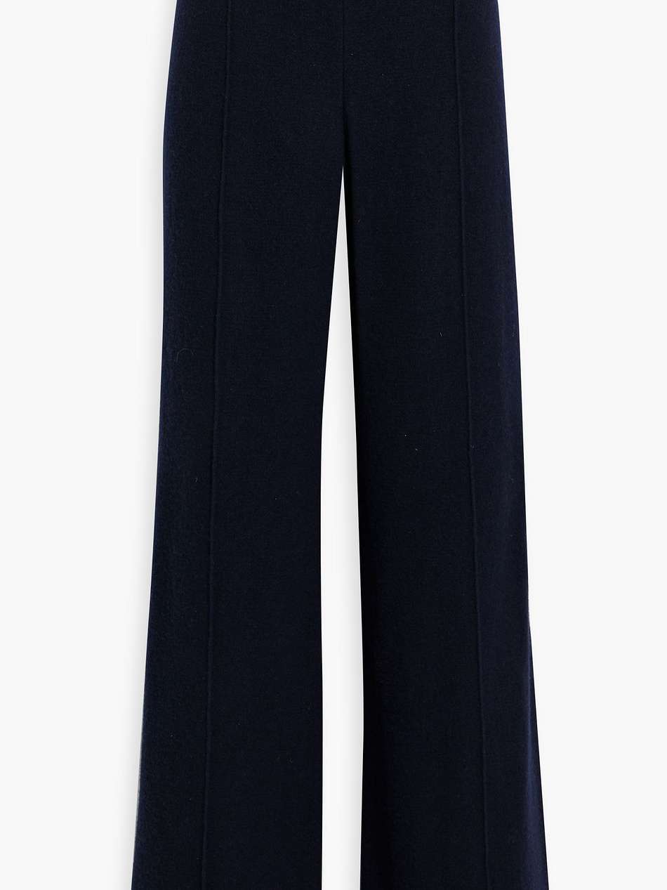 wool and cashmere-blend straight-leg pants