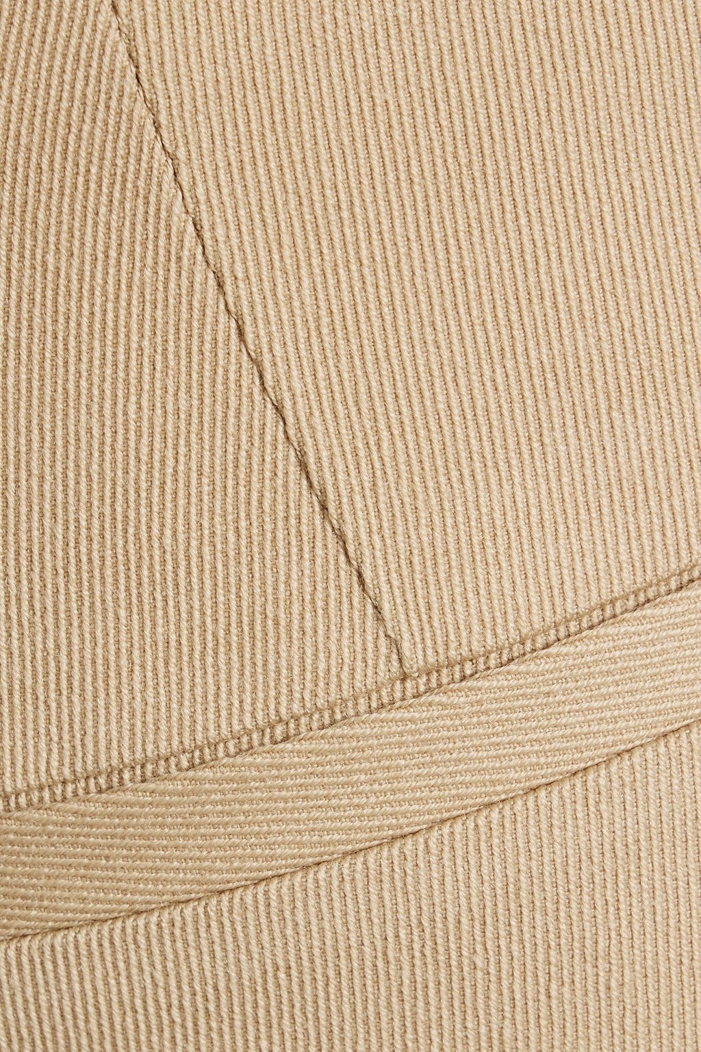 CHLOÉ Pleated wool-gabardine wide-leg pants