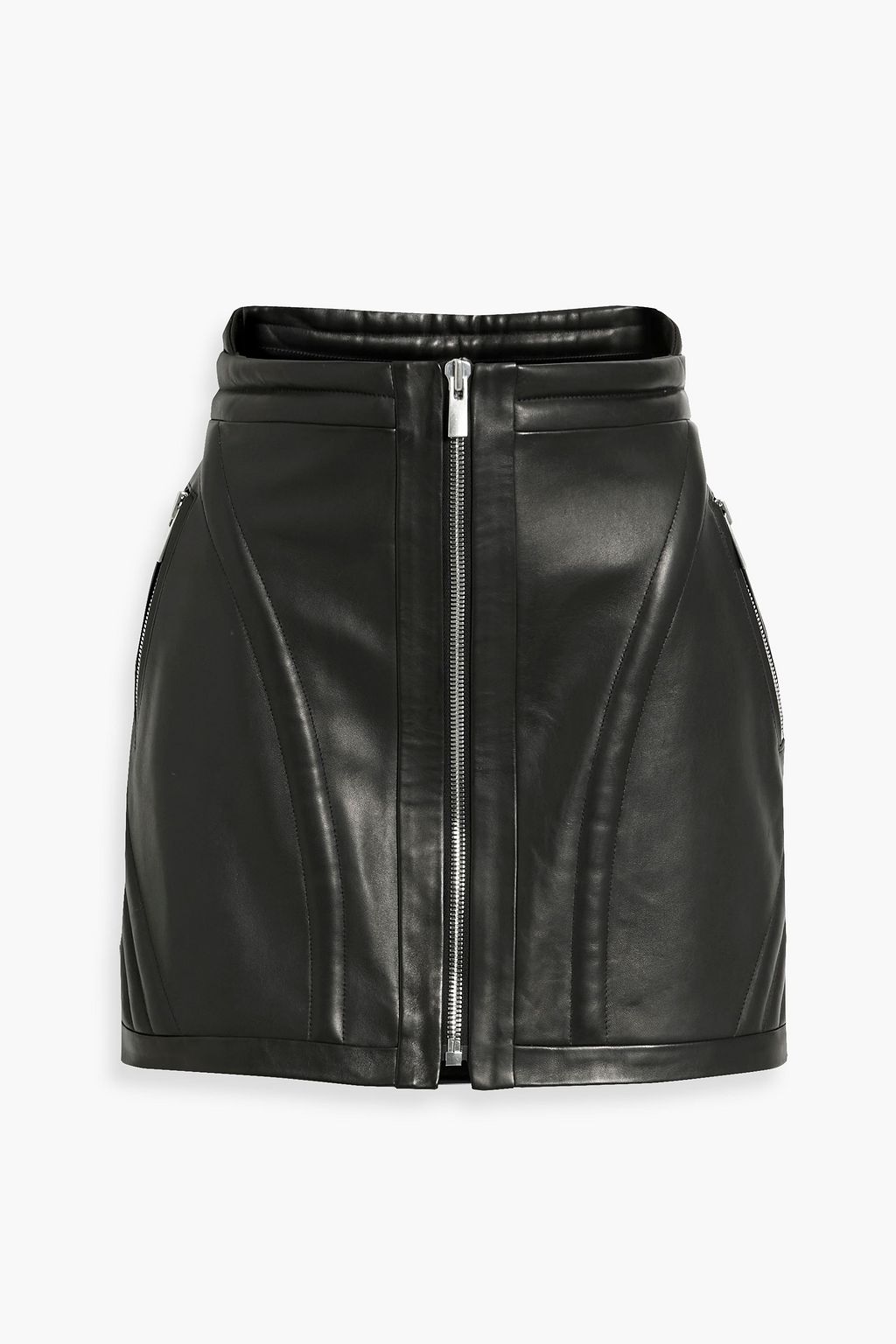 MAGDA BUTRYM Leather mini skirt | THE OUTNET