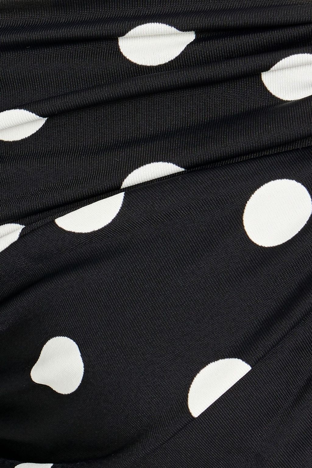 MAGDA BUTRYM Off-the-shoulder cutout polka-dot stretch-jersey top