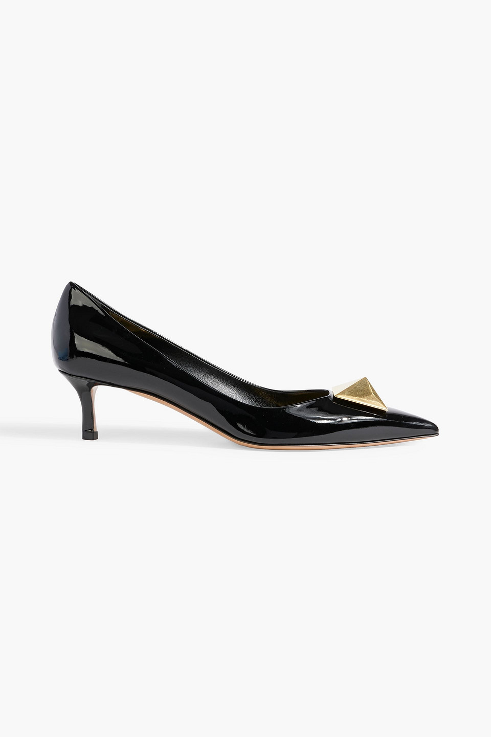 Valentino Garavani One Stud patent-leather pumps