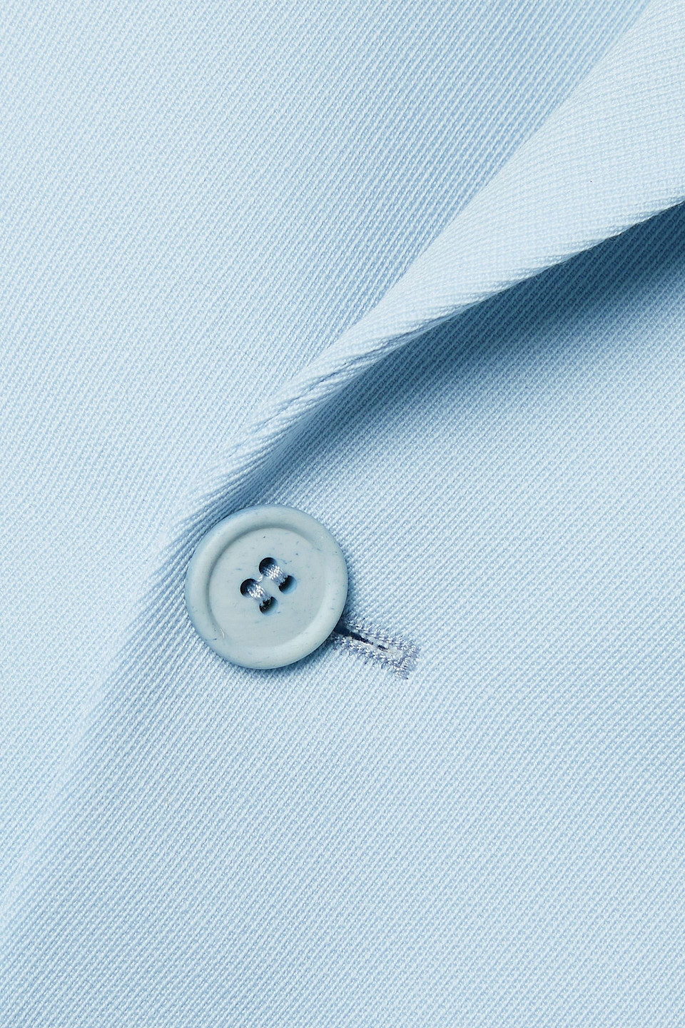 Wardrobe.nyc Wool Double Breasted Blazer With Peak Lapel In Light Blue