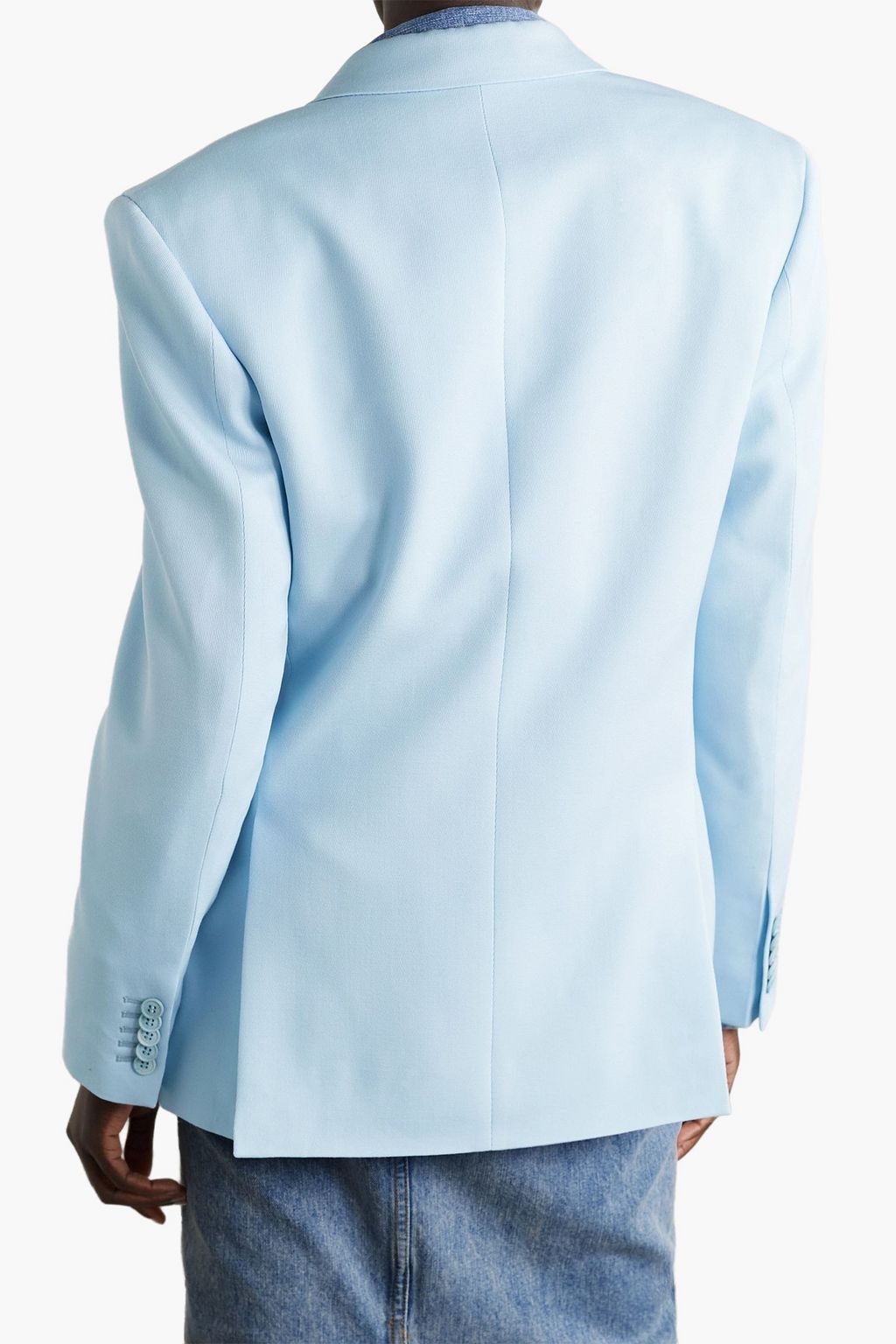 WARDROBE.NYC Double-breasted wool-twill blazer