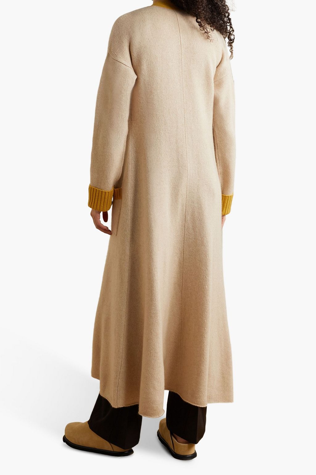 RACIL London two-tone cashmere cardigan