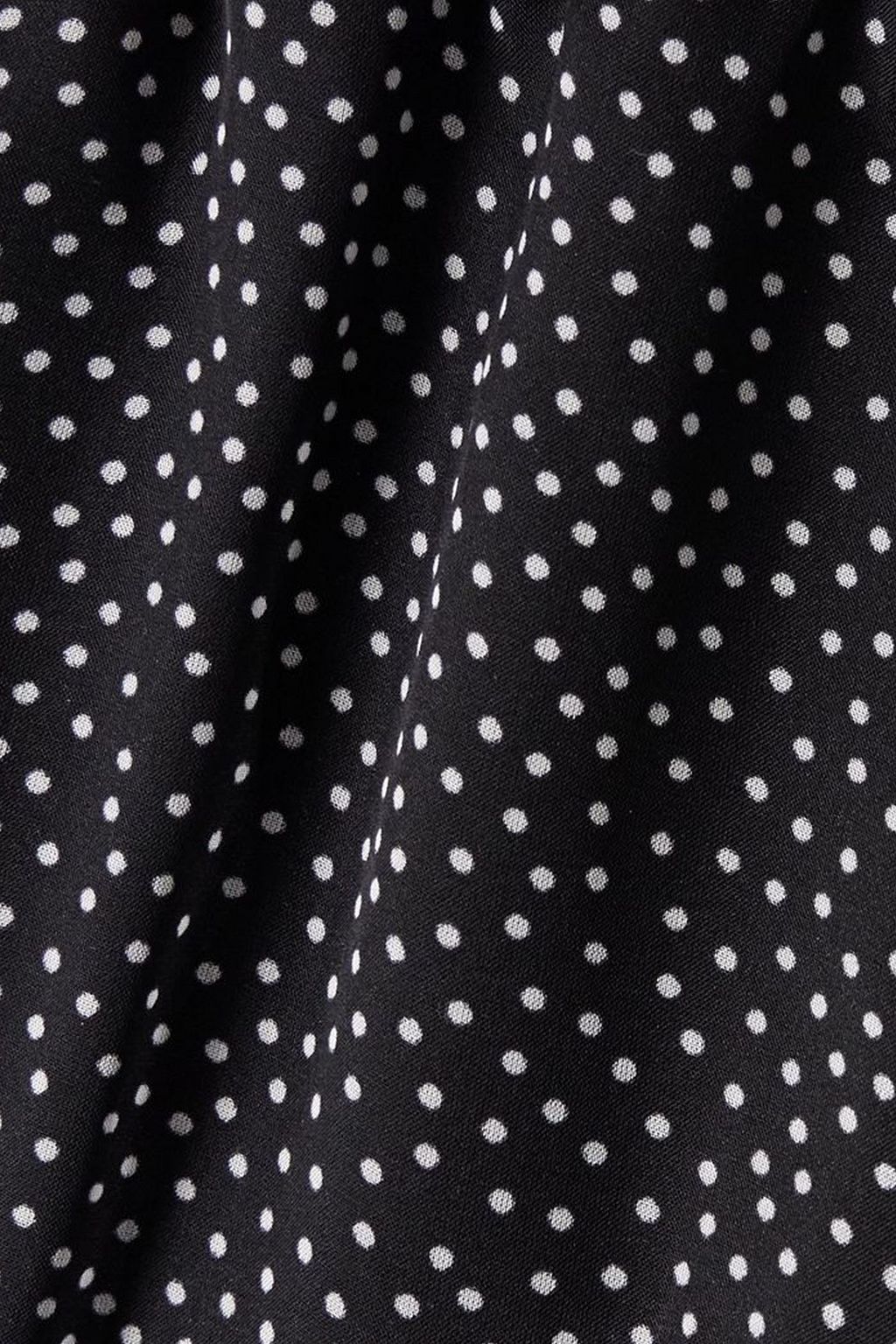 NINA RICCI بنطال من حرير التول بأرجل واسعة ومزين بنقشة البولكا دوت