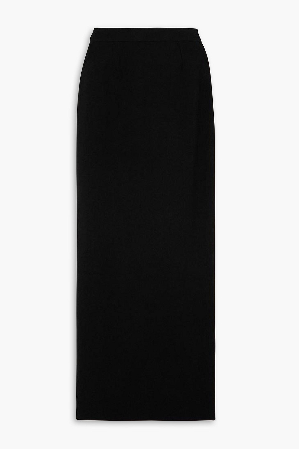 Nina Ricci High Rise Long Cady Pencil Skirt In Black