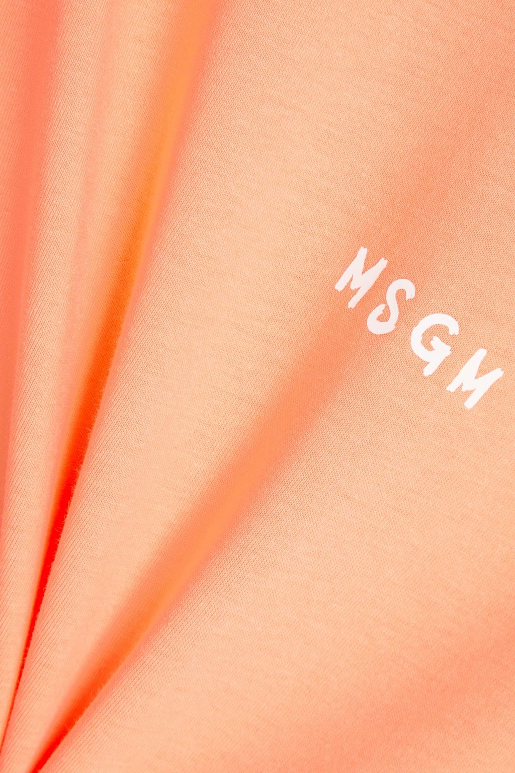 MSGM コットンジャージー Ｔシャツ プリント入り