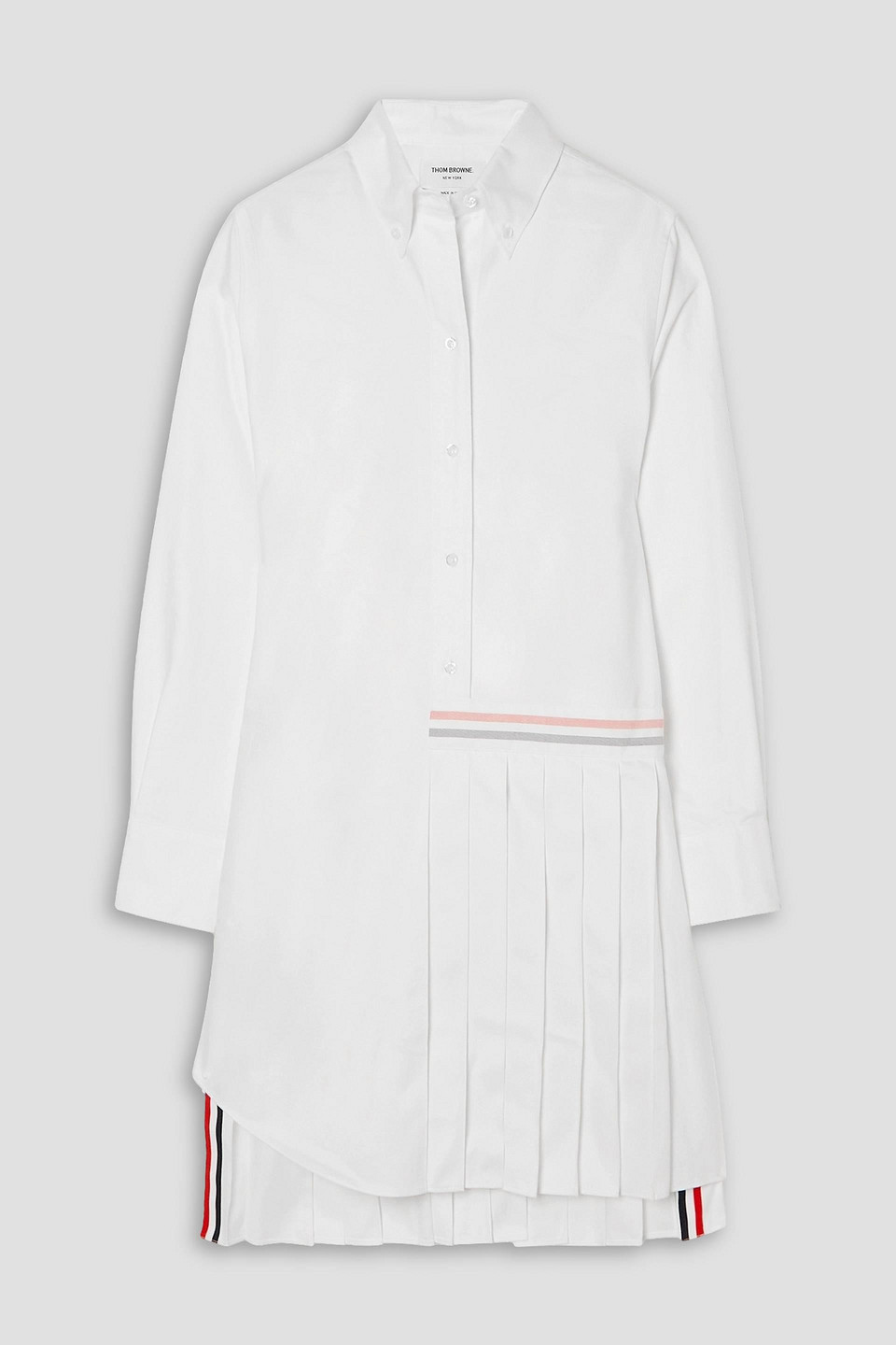 thom browne white shirt dress Thom Browne // RWB Shirt Dress – VSP Consignment main image 1