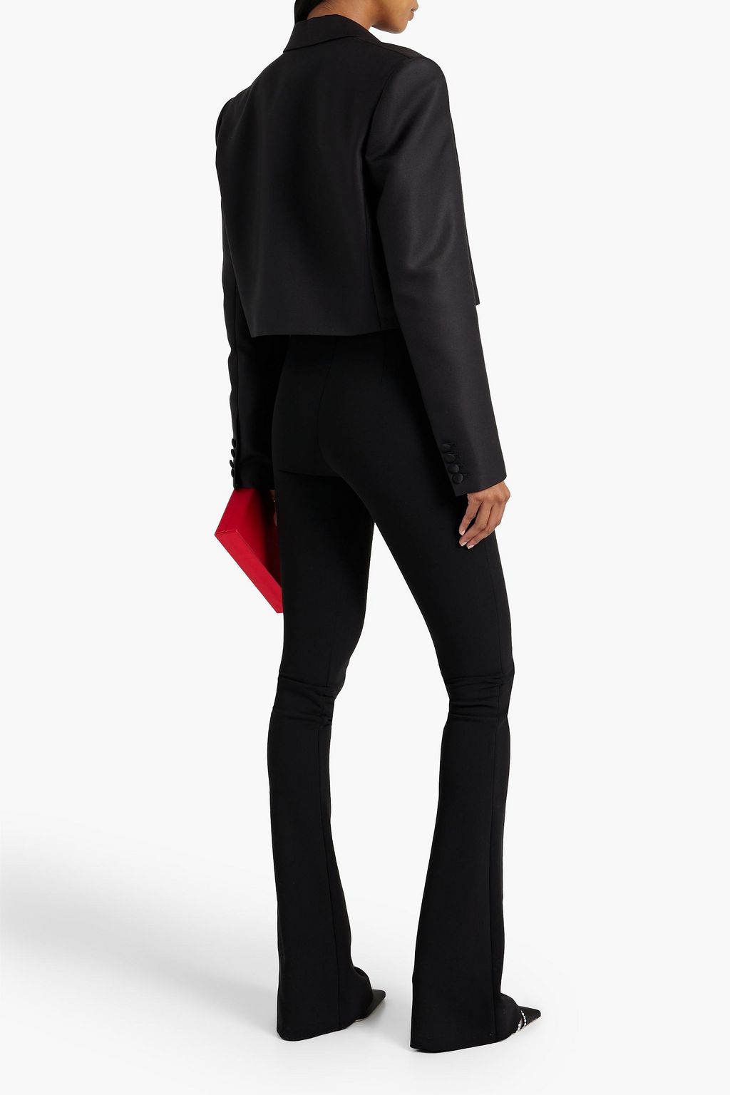 MAGDA BUTRYM Cropped silk blazer