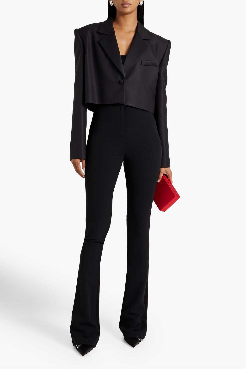 MAGDA BUTRYM Cropped silk blazer