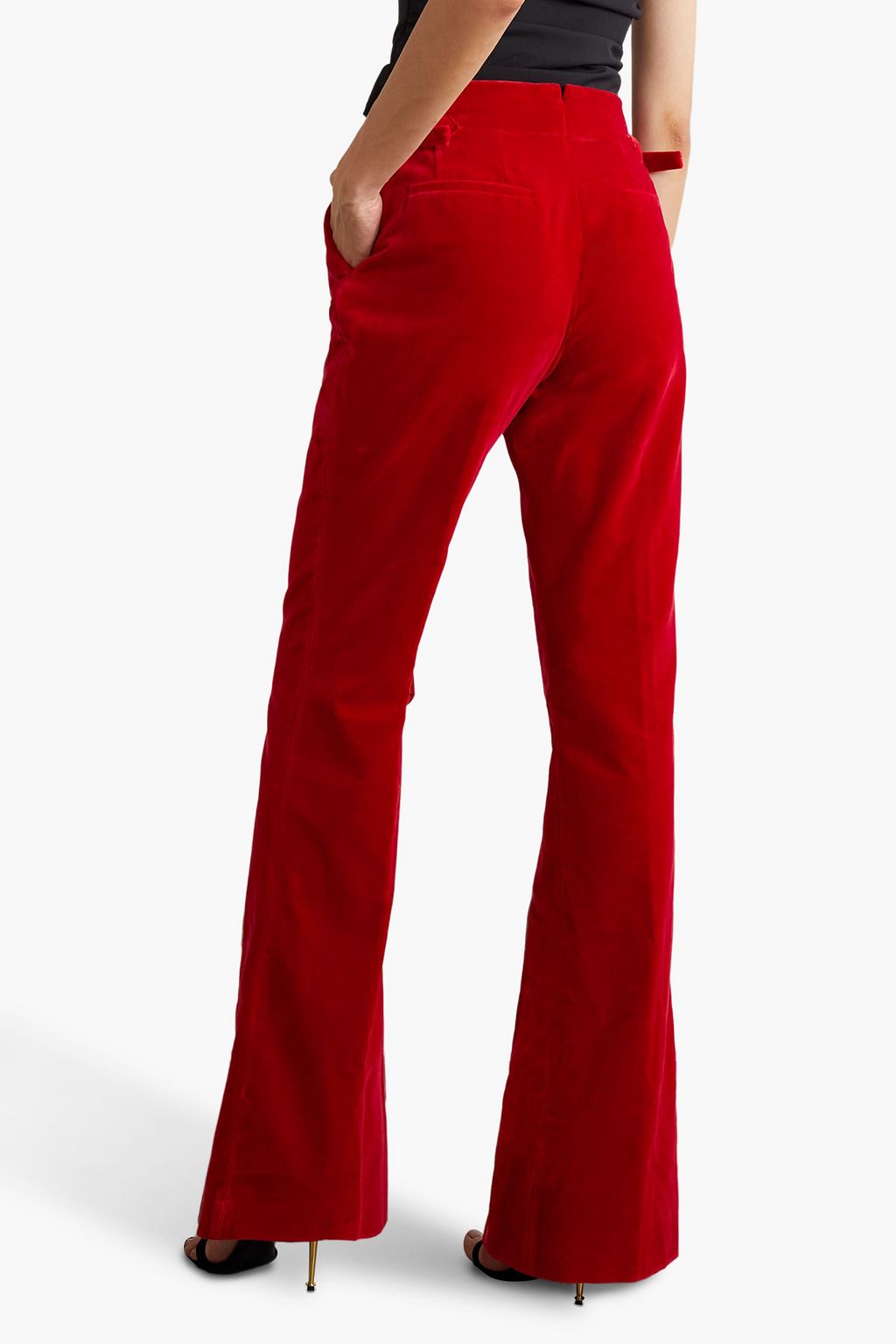 TOM FORD Cotton-velvet flared pants