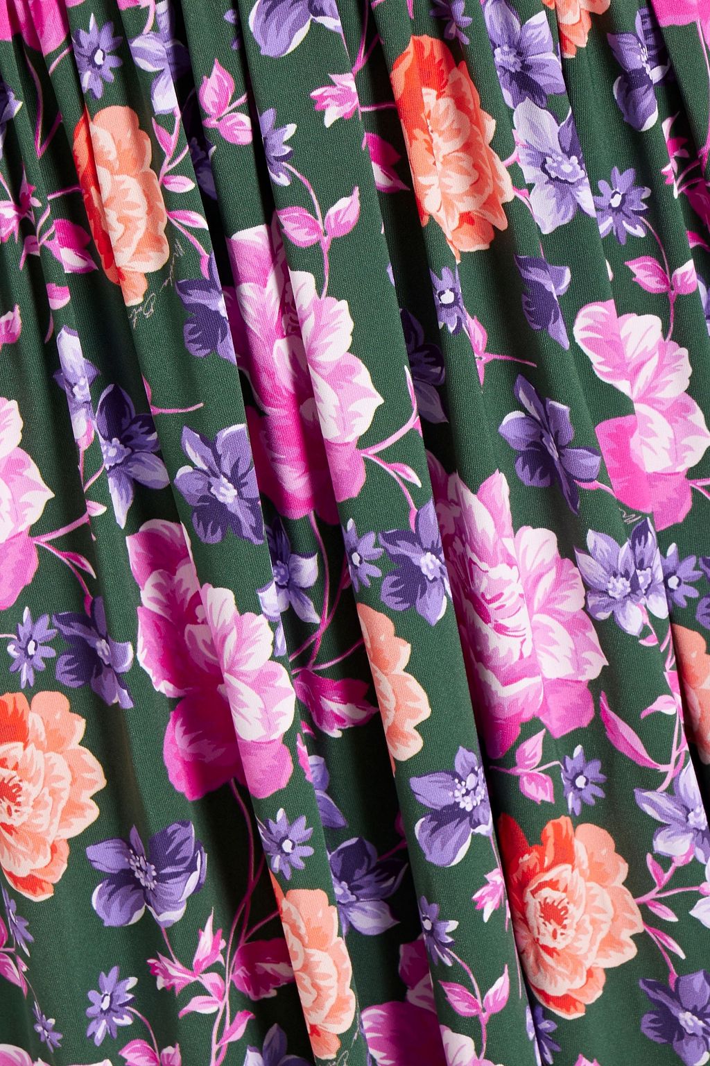 MAGDA BUTRYM Floral-print stretch-jersey midi dress
