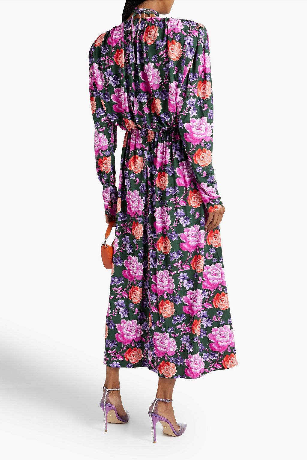 MAGDA BUTRYM Floral-print stretch-jersey midi dress