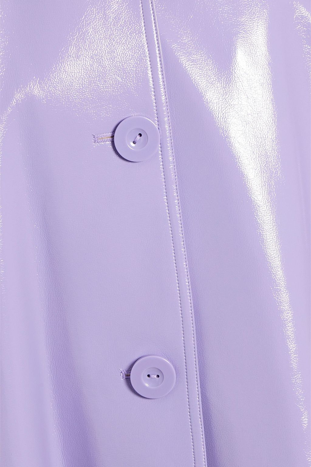 STAND STUDIO Kali faux patent-leather coat