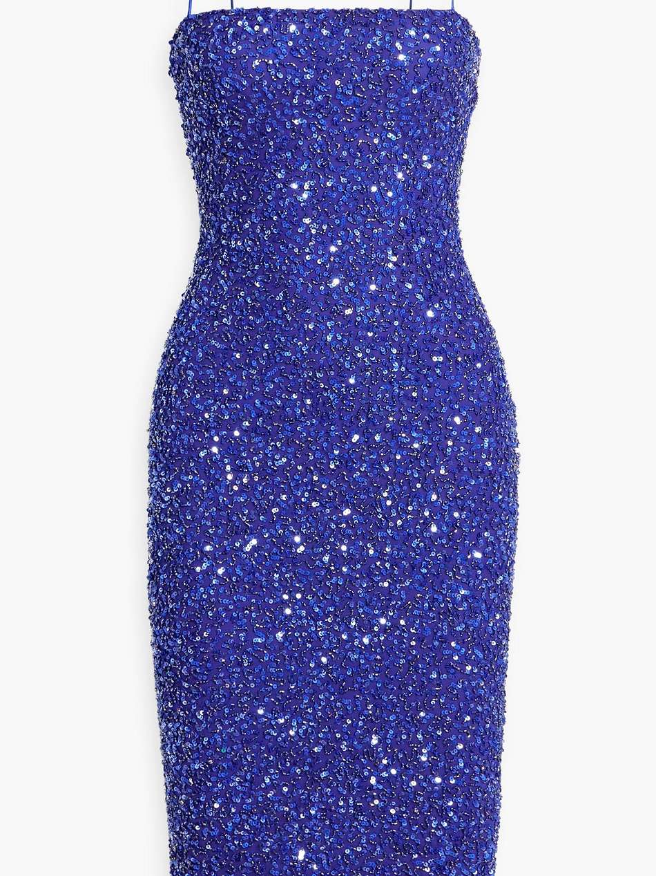 prim embellished tulle dress