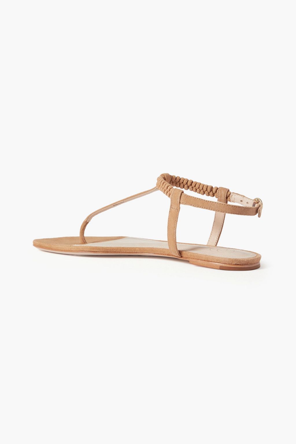 PORTE & PAIRE Braided suede sandals