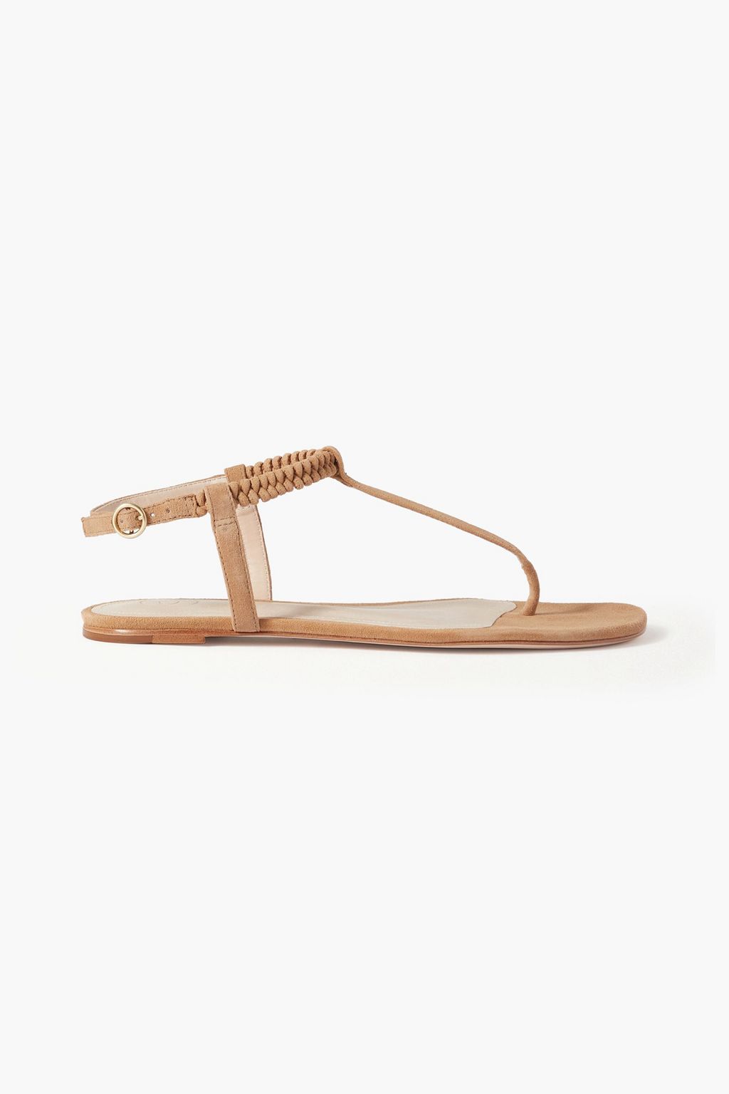 PORTE & PAIRE Braided suede sandals | THE OUTNET