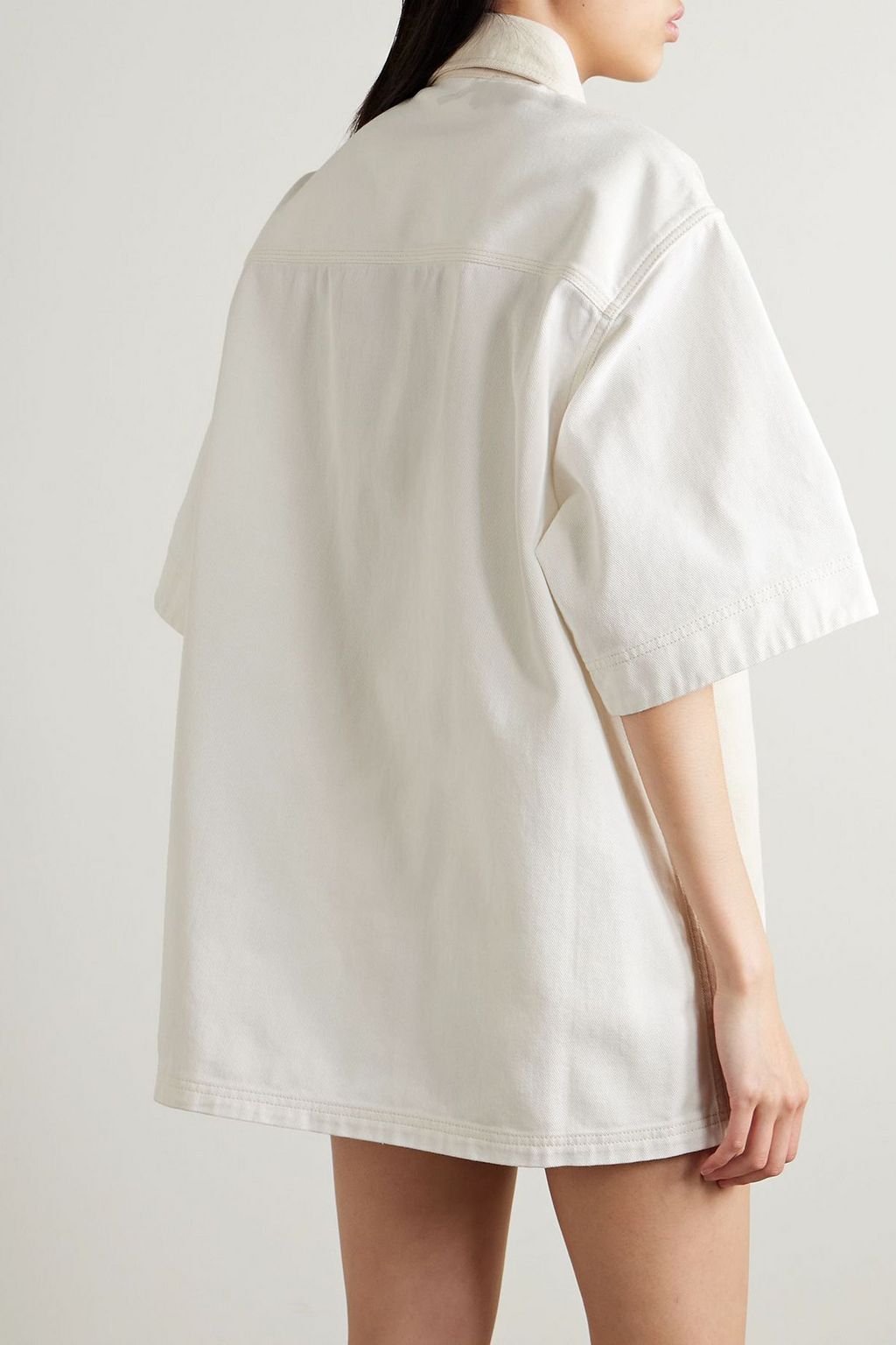 STELLA MCCARTNEY デニムシャツ バイカラー