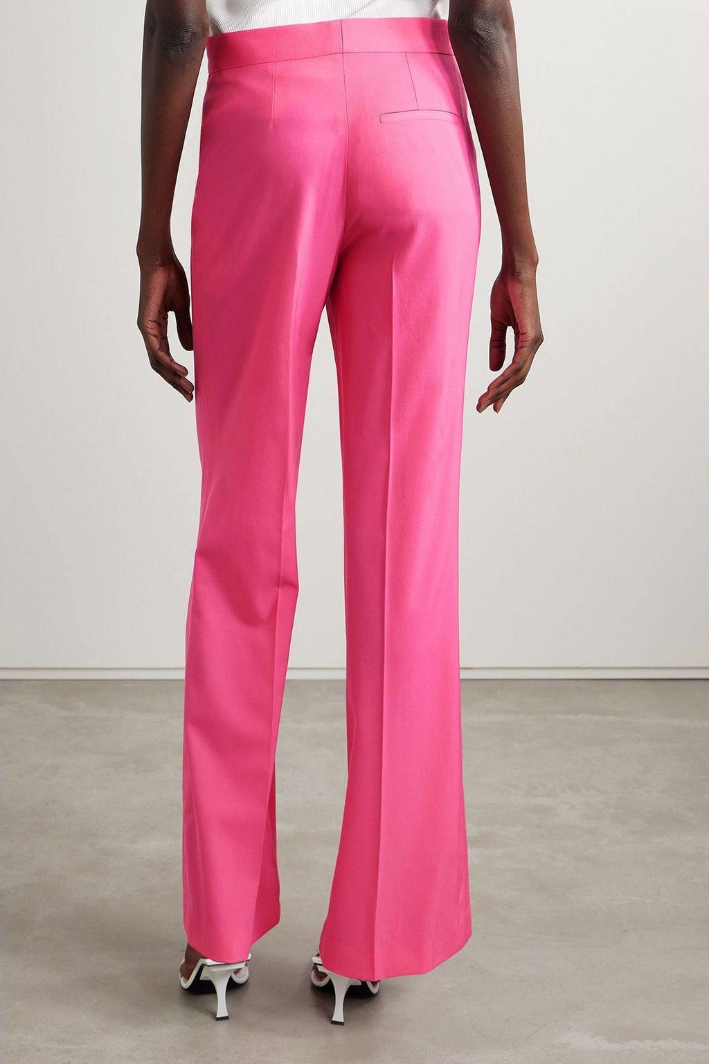 STELLA MCCARTNEY Wool-blend twill wide-leg pants