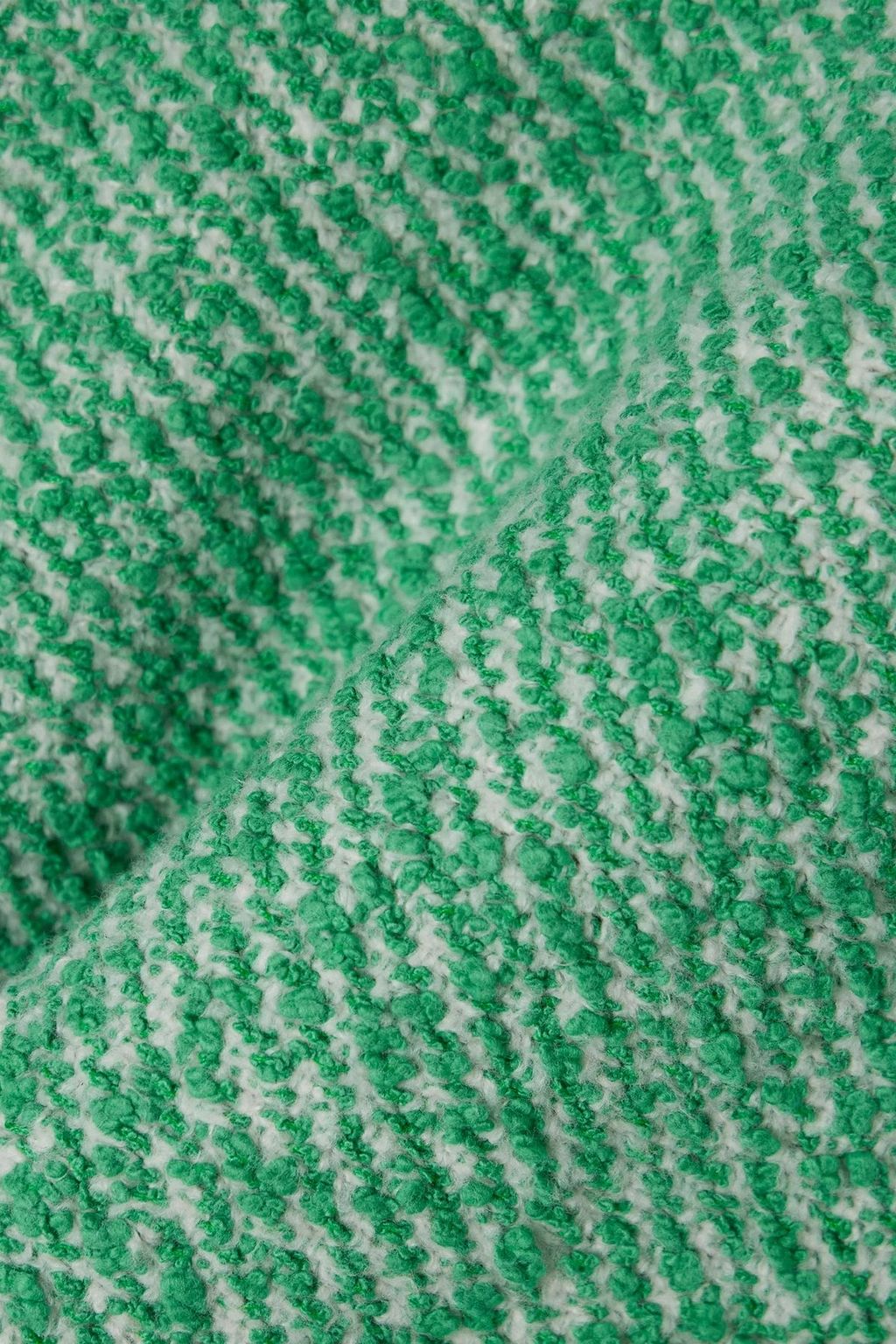 STELLA MCCARTNEY Two-tone bouclé-tweed sweater