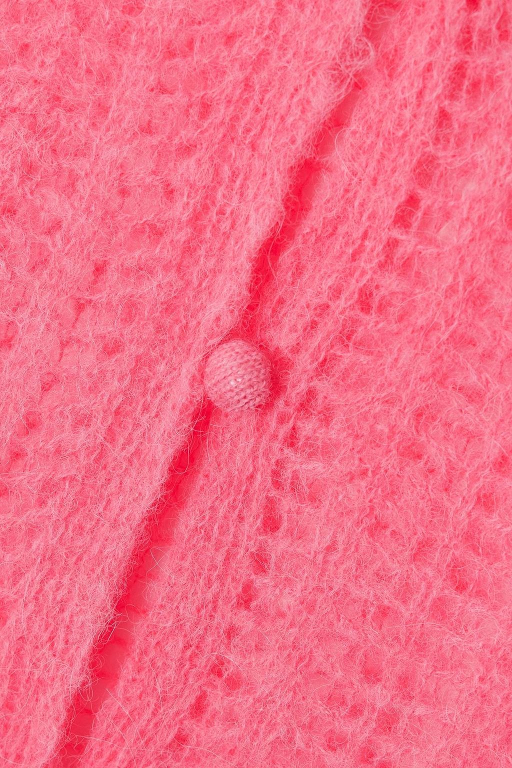 STELLA MCCARTNEY Open knit alpaca-blend cardigan