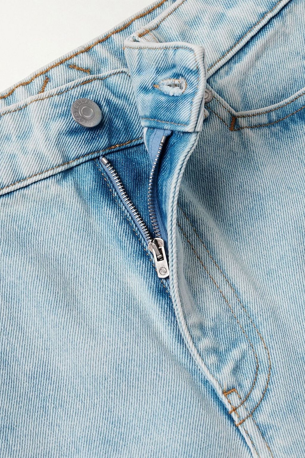 STELLA MCCARTNEY High-rise straight-leg jeans