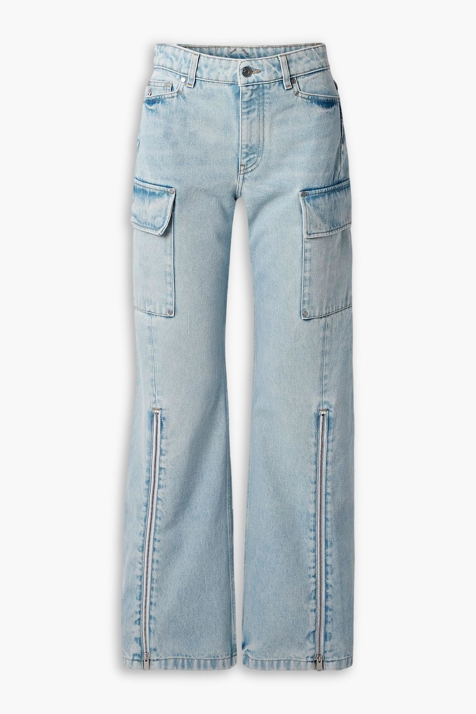 Stella Mccartney High-rise Straight-leg Jeans In Blue