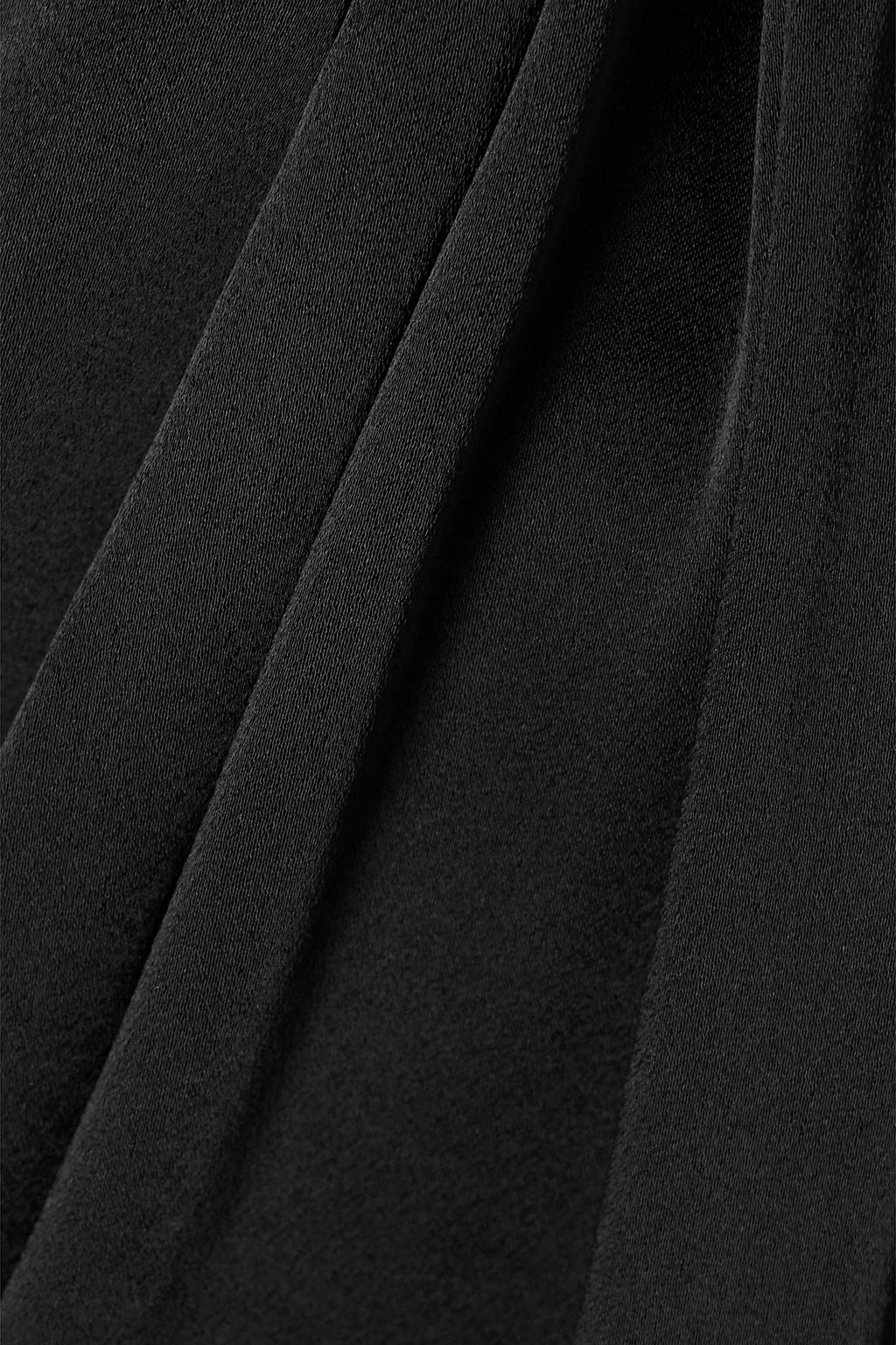 STELLA MCCARTNEY Falabella one-shoulder crystal-embellished satin mini dress