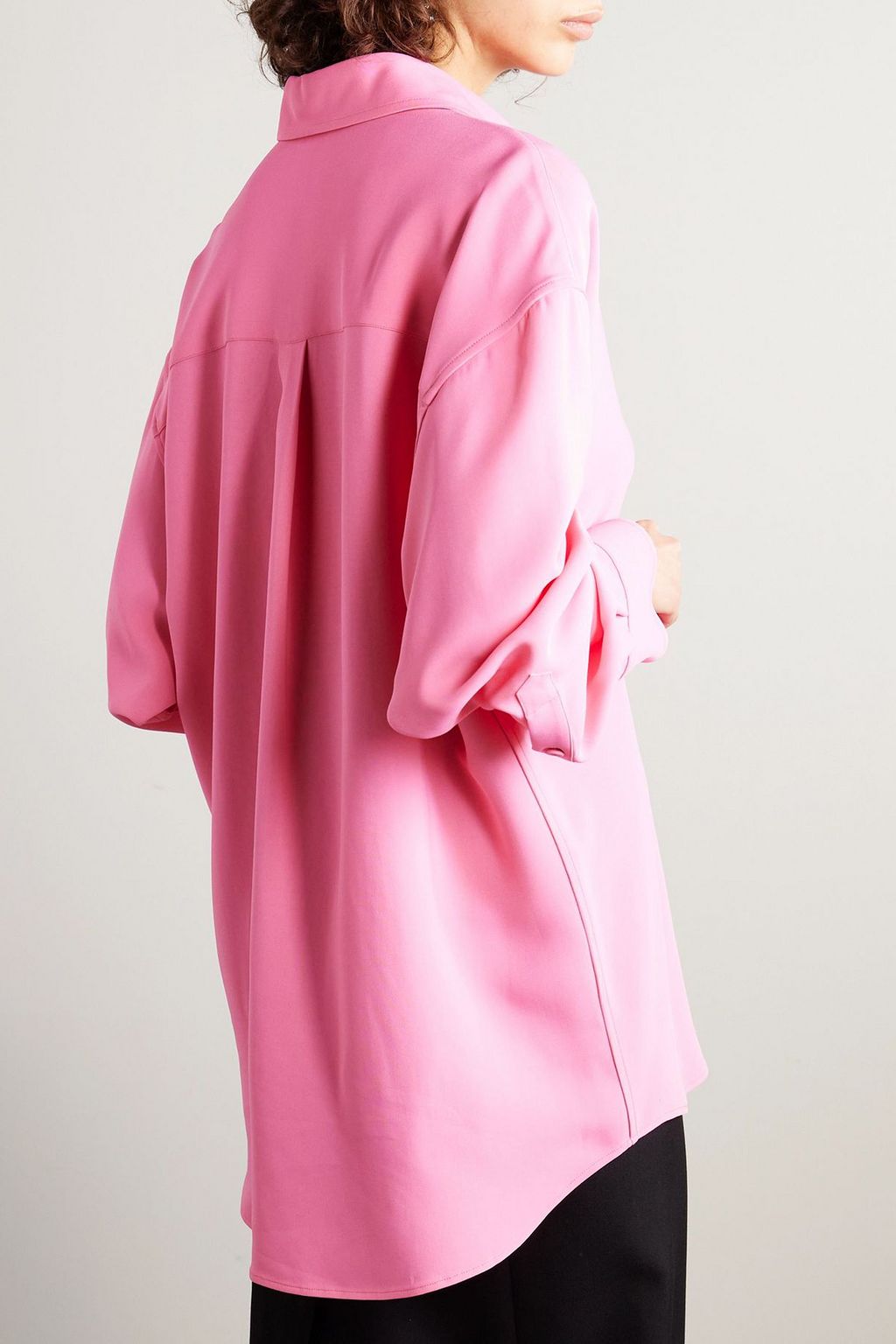 STELLA MCCARTNEY Oversized crepe shirt
