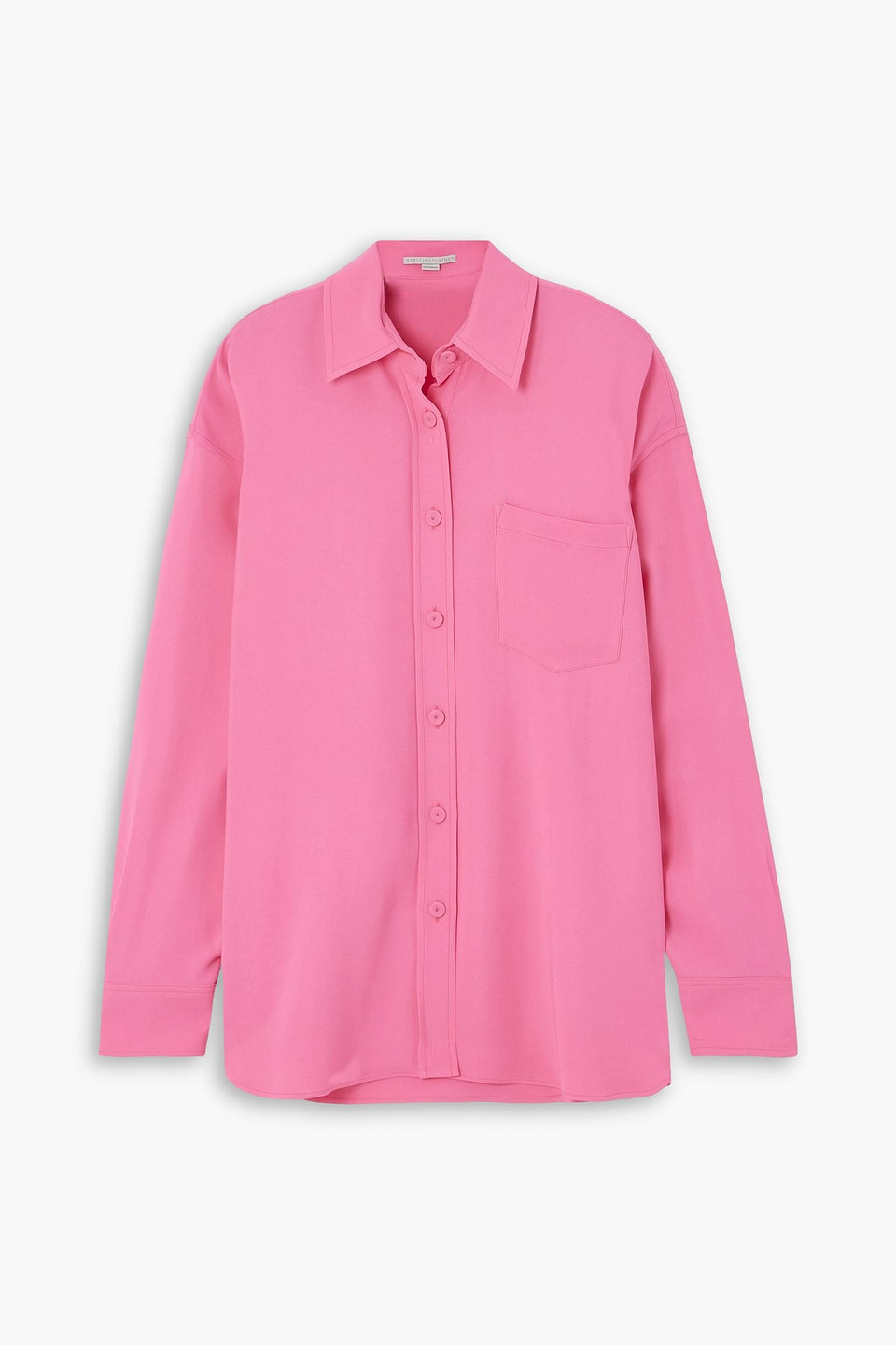 stella mccartney - oversized crepe shirt - pink - it 36
