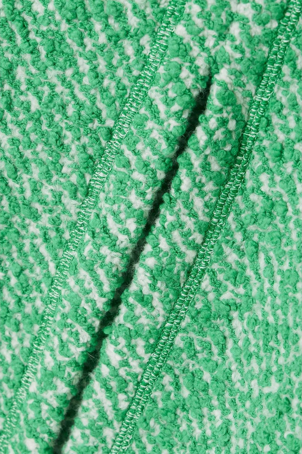 STELLA MCCARTNEY Cotton-blend bouclé-tweed mini skirt