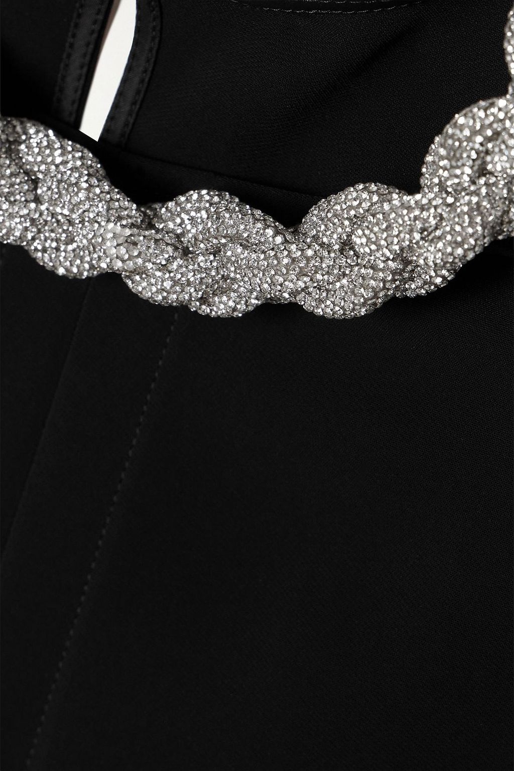 STELLA MCCARTNEY Falabella crystal-embellished stretch-cady top