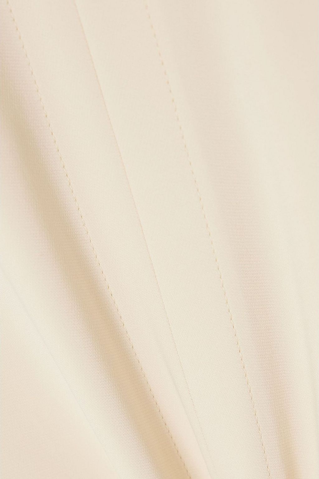 STELLA MCCARTNEY Falabella crystal-embellished paneled stretch-cady top