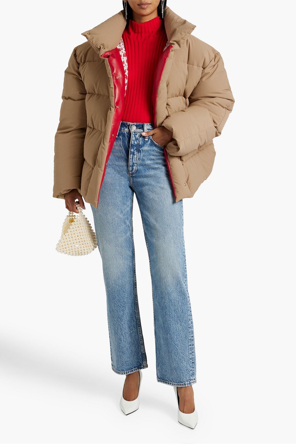 MAGDA BUTRYM Oversized quilted shell jacket