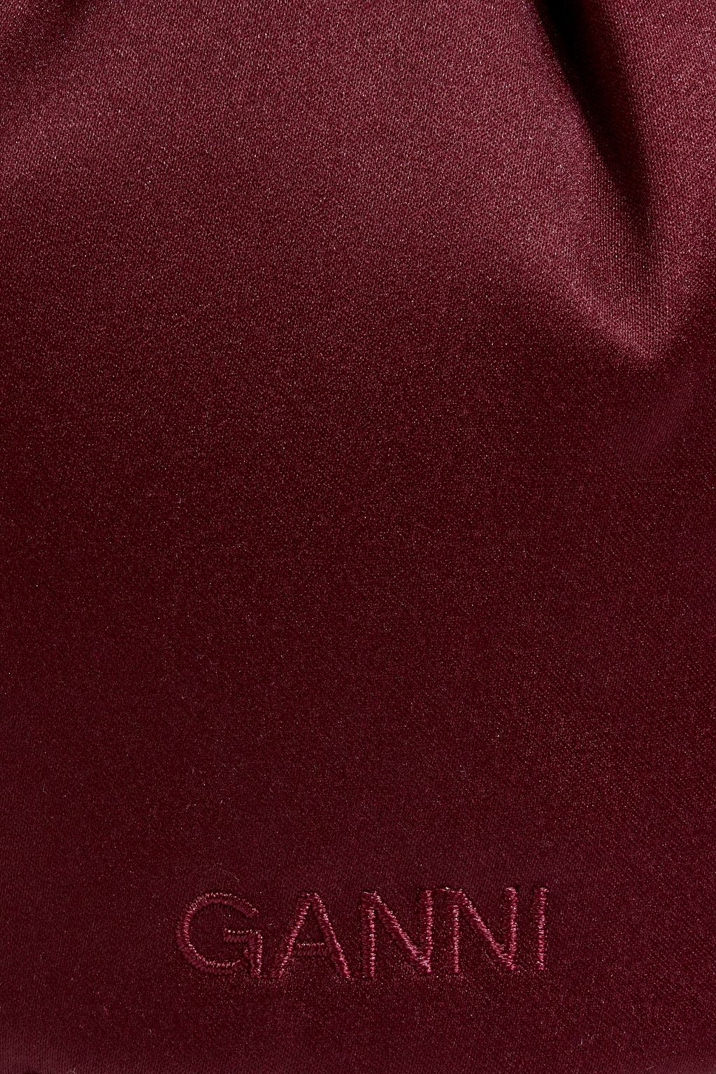 GANNI Occasion satin bucket bag