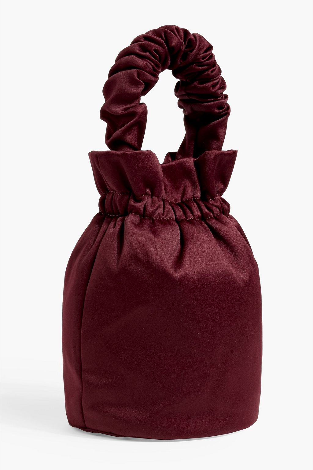 GANNI Occasion satin bucket bag