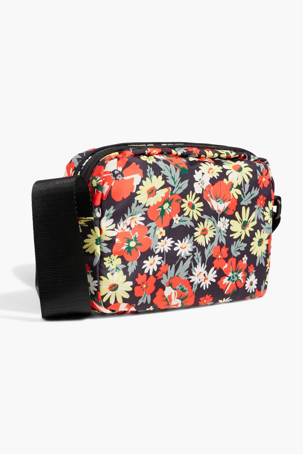 GANNI Floral-print shell shoulder bag