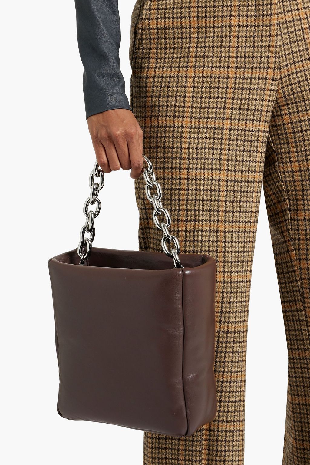 STAND STUDIO Dallas padded leather tote