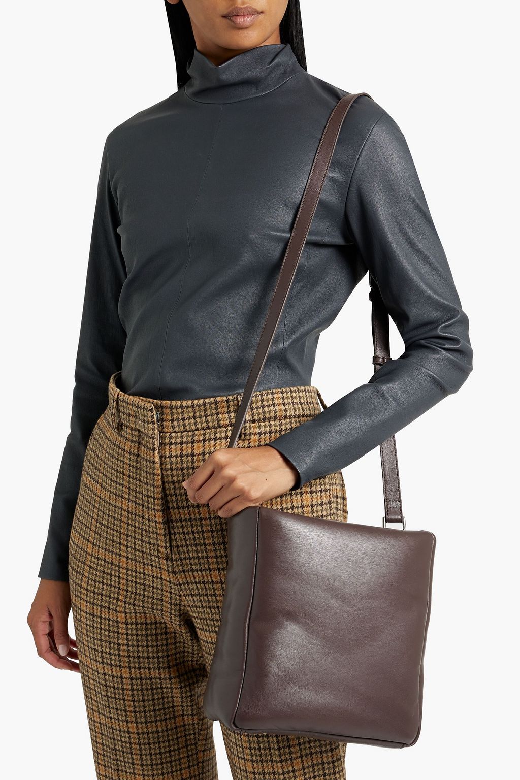 STAND STUDIO Dallas padded leather tote