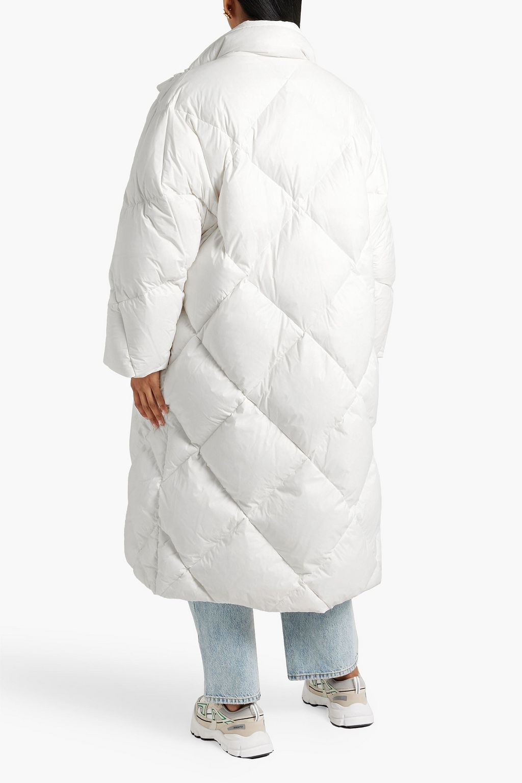 STAND STUDIO Anissa oversized quilted shell down coat