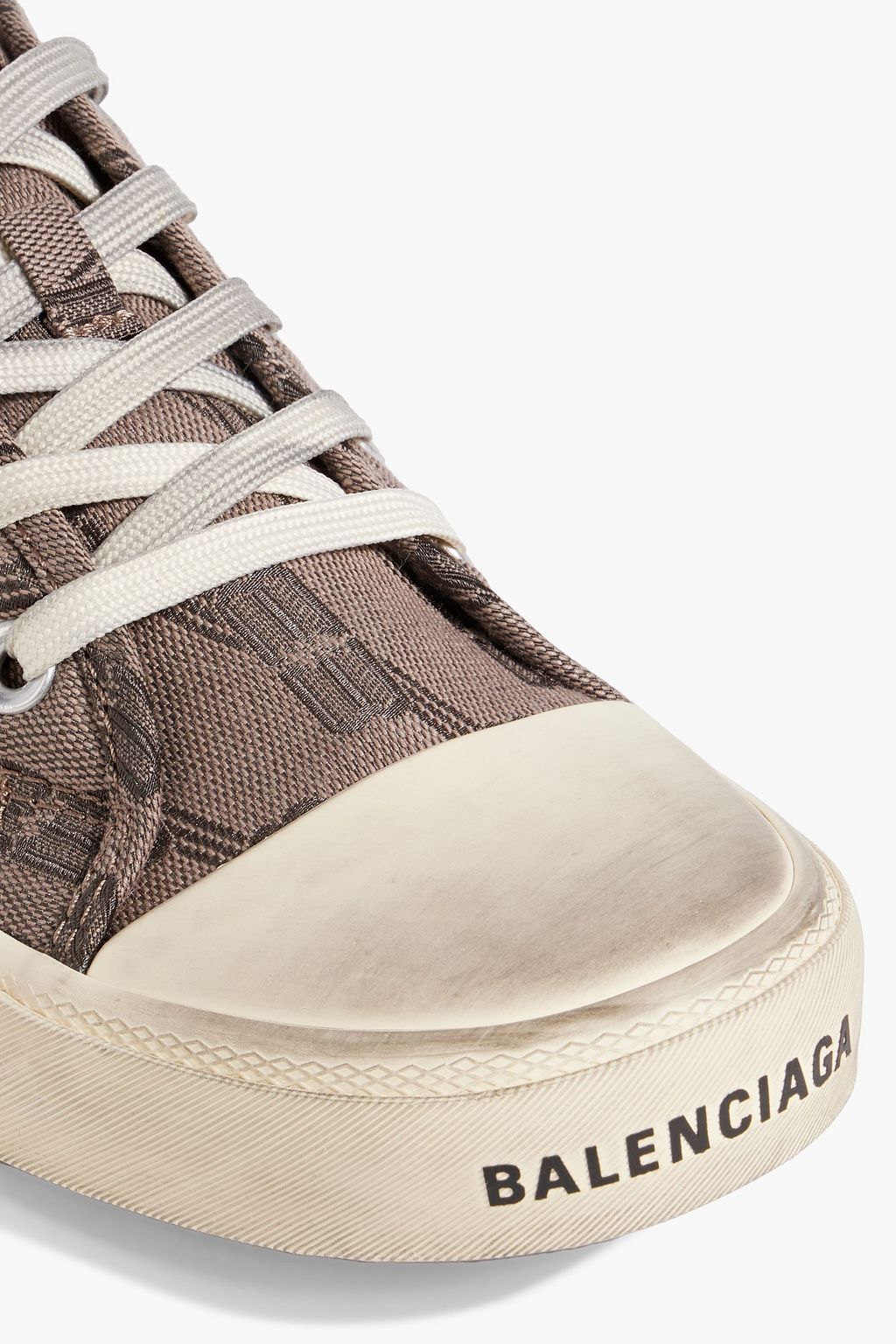 BALENCIAGA Paris logo-print canvas sneakers